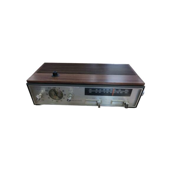 Radio-réveil Vintage SOUDESIGN Modèle 30206 B – 1960 – Fonctionne Parfaitement